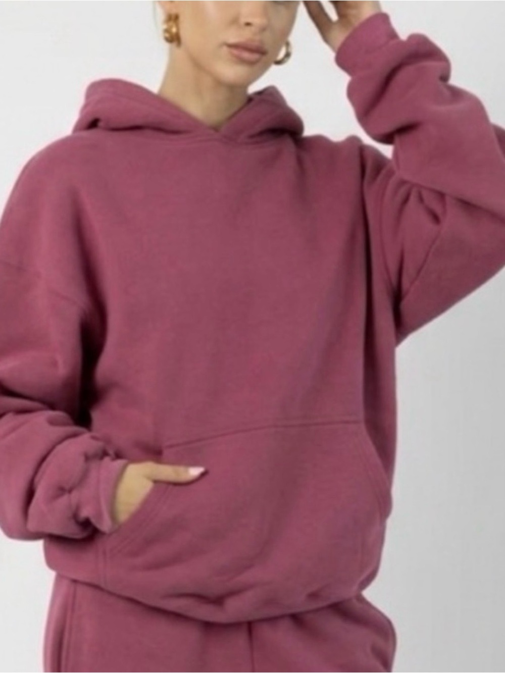Comfit M Hoodie in Rose Pink
